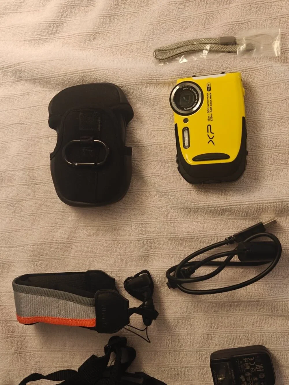 Fujifilm FinePix XP 80 Waterproof Digital Camera Yellow Full HD 5x Optical Zoom